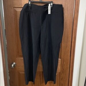 Loft Slim Wide Leg Crop - mid rise